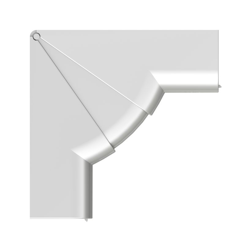 Угол внутренний изменяемый для кабель-канала 90х50 с разд. алюм. DKC 09551G