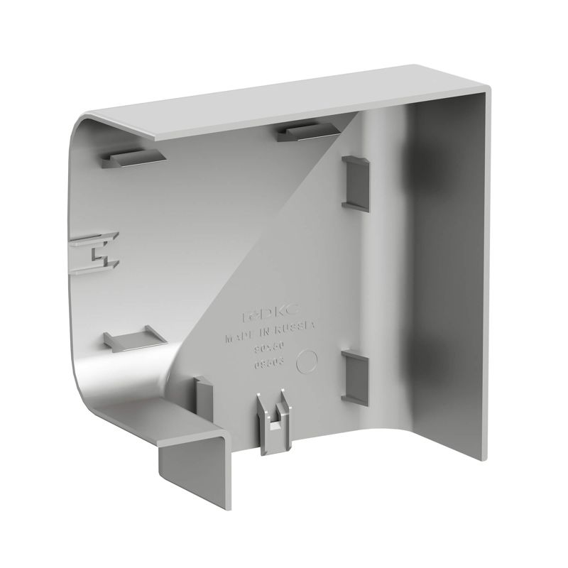 Угол плоский для кабель-канала 90х50 с разд. алюм. DKC 09503G