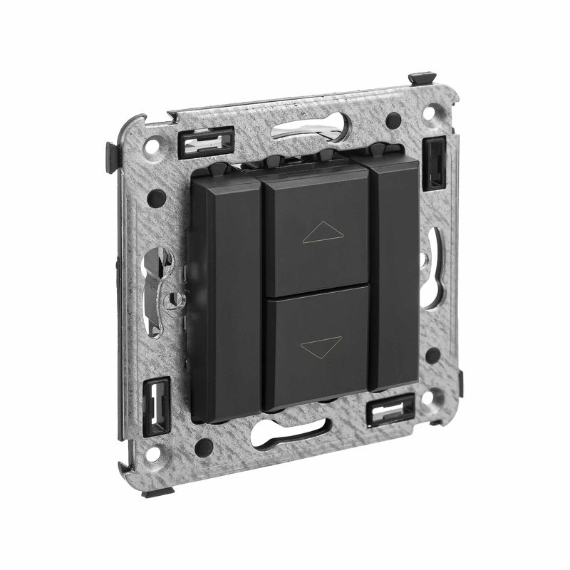 Механизм управления рольставней в стену, 