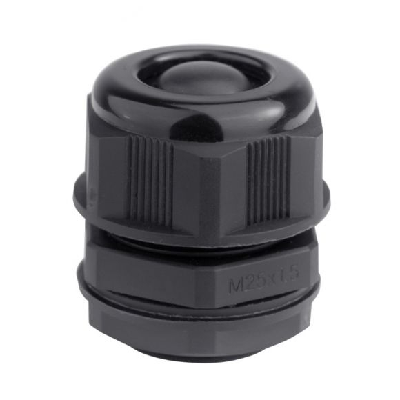 Кабельный ввод IP68 M63 с мембраной черный для кабеля d.29-35mm (53M6335)