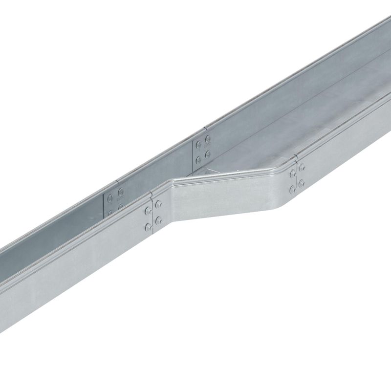 Переходник RRD правосторонний 100/50 H50 в комплекте с крепежными элементами и соединительными пластинами