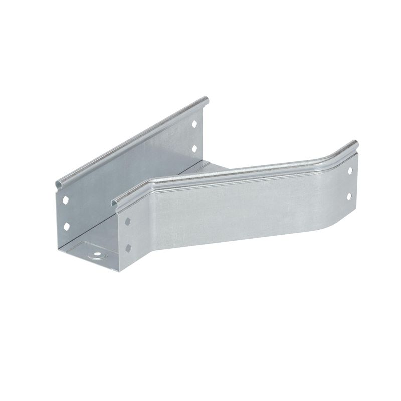 Переходник RRD правосторонний 200/100 H100 в комплекте с крепежными элементами и соединительными пластинами