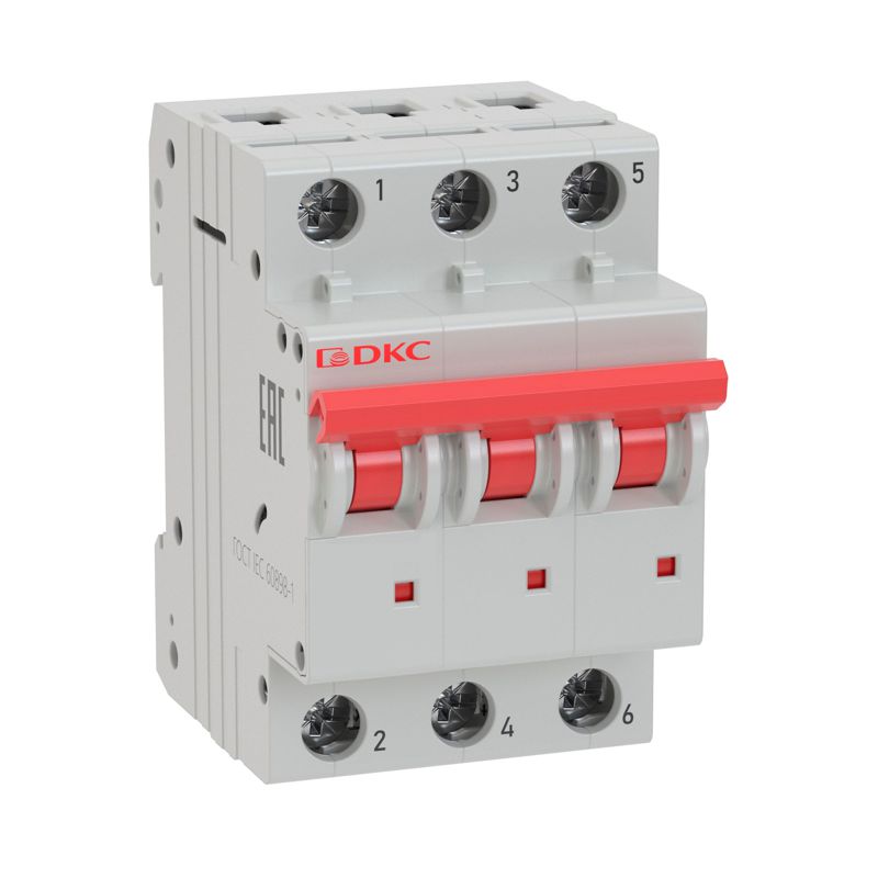 Выключатель автоматический модульный YON MD63-3B50-6 6kA