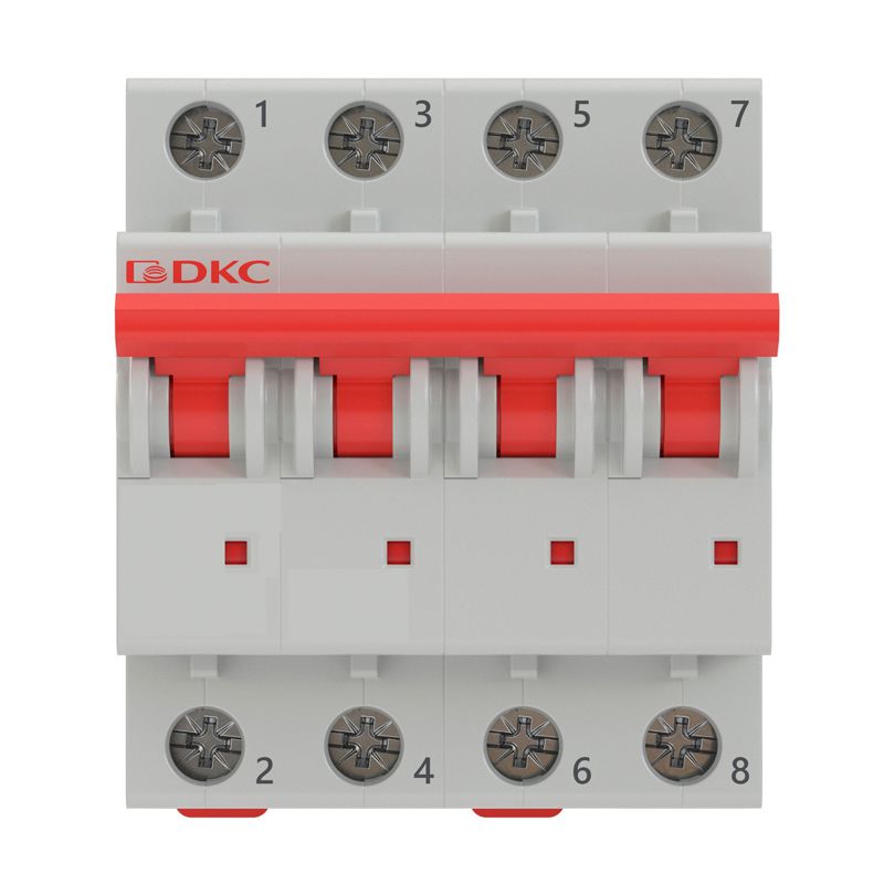 Выключатель автоматический модульный YON MD63-4C25-6 6kA