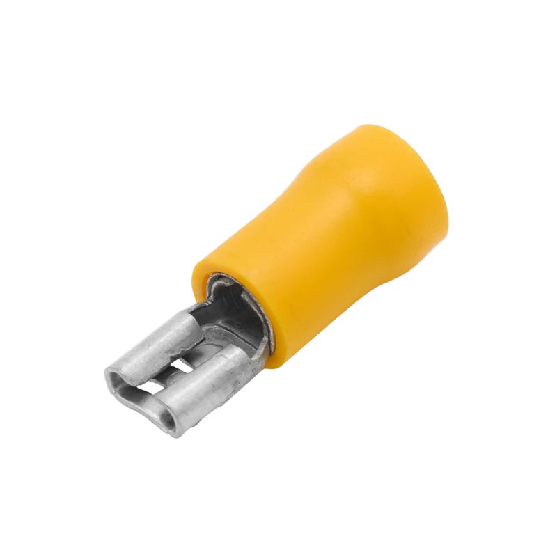 Наконечник изол. "розетка" 2.5-6кв.мм А=9.9х1.1мм желт. (уп.50шт) DKC 2C09P