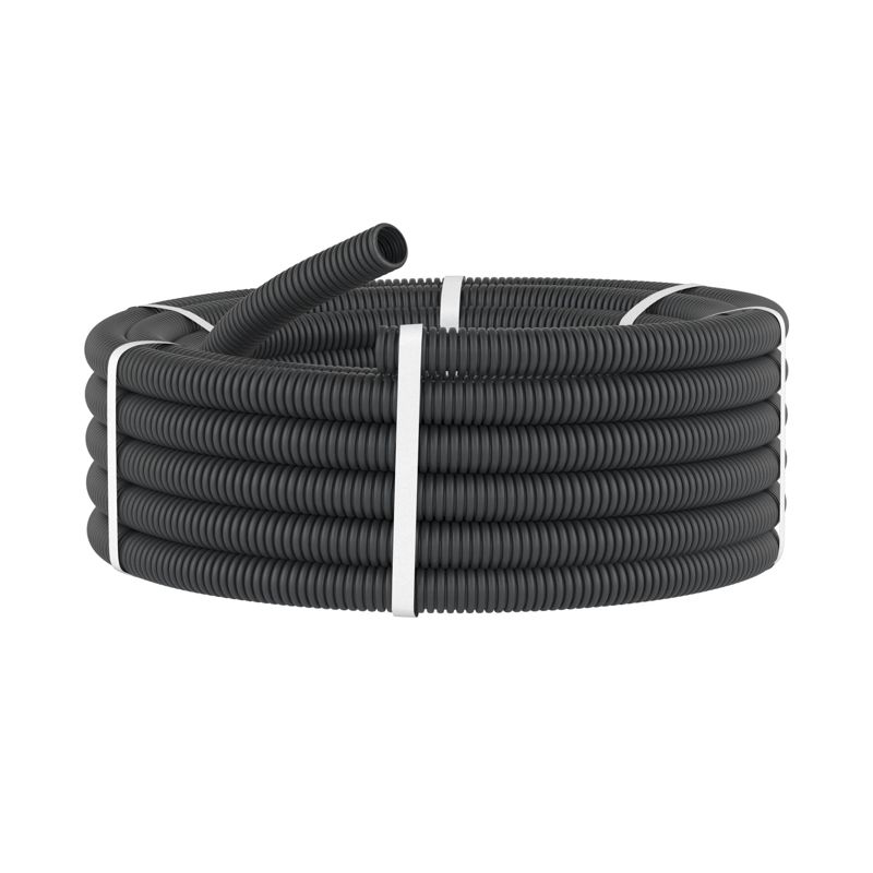 Труба гофрированная ПНД d40мм без протяж. черн. (уп.20м) DKC 70740