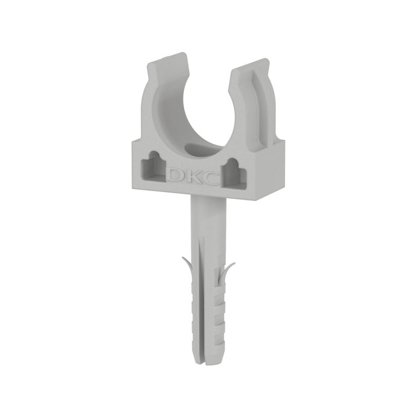 Держатель для труб (клипса) d16мм+дюбель (розн. уп.10шт) DKC 51316R