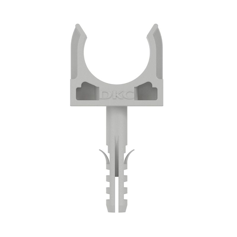 Держатель для труб (клипса) d20мм+дюбель (розн. уп.8шт) DKC 51320R
