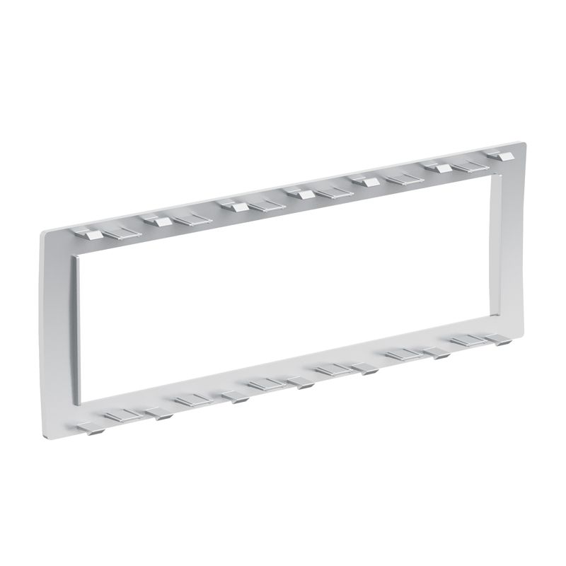 Рамка универсальная под Brava/VIVA/45х45 6мод. сер. мет. DKC F00015G