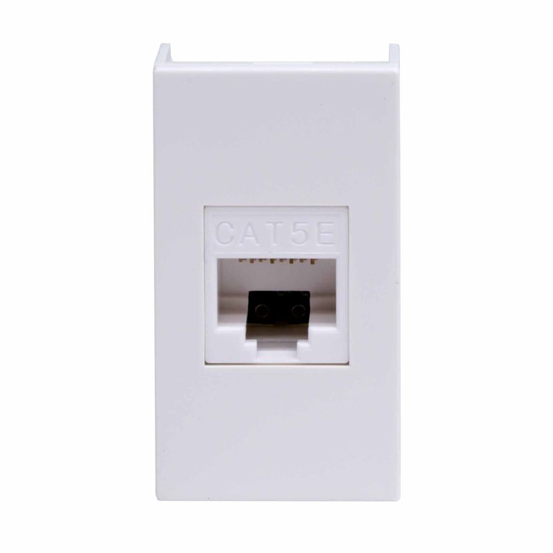 Розетка компьютерная СП Viva 1мод. RJ45 CAT.5E бел. DKC 45038