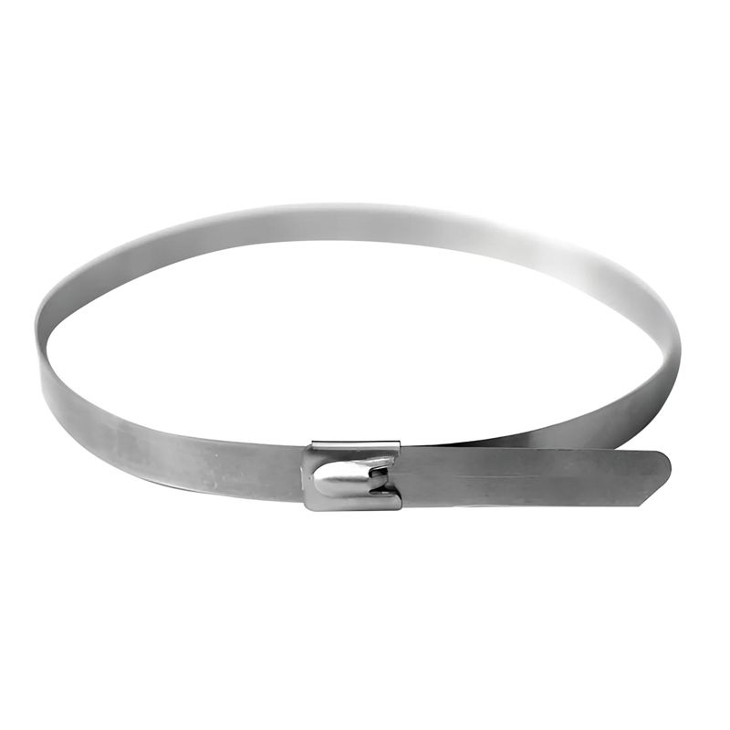 Хомут кабельный 4.6х300 нерж. сталь AISI 304 серебр. (уп.50шт) DKC 27406