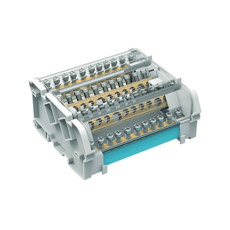 Блок распределительный 5p 5х7мм на DIN-рейку DKC BD16085