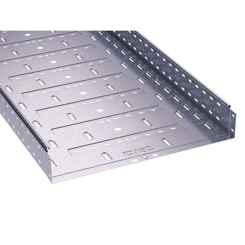 Лоток листовой перфорированный 600х100 L3000 сталь 1мм цинк-ламель DKC 35347ZL