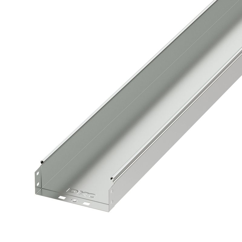 Лоток листовой неперфорированный 600х80 L3000 сталь 1мм цинк-ламель DKC 35068ZL