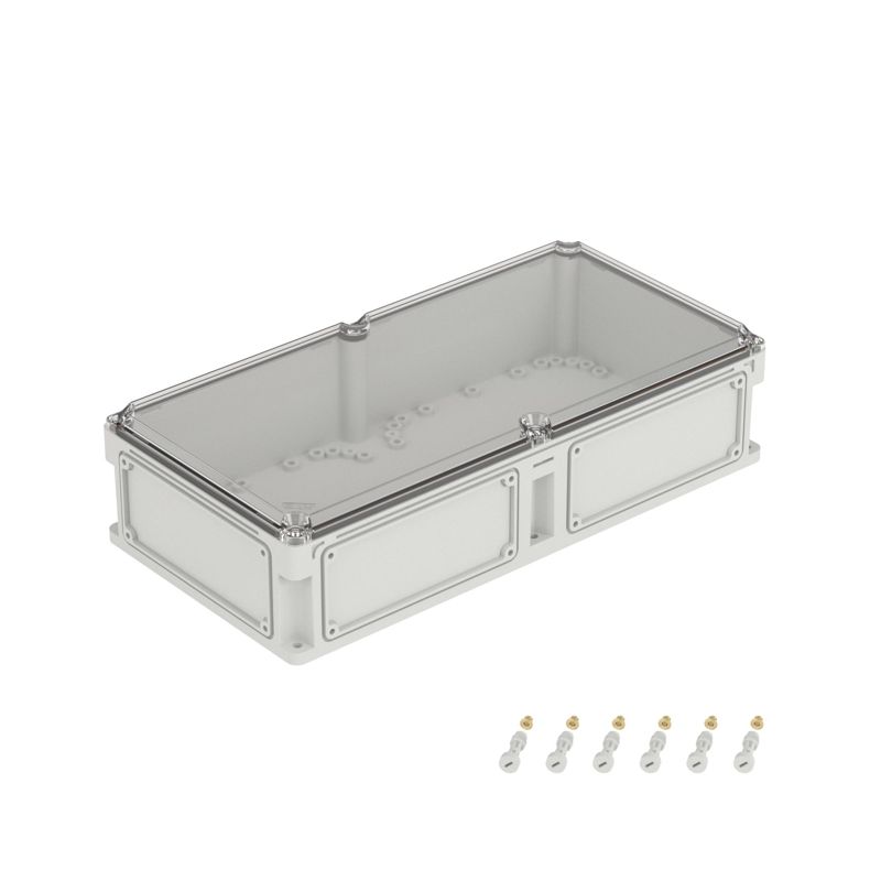 Корпус пластиковый 600х300х146 IP67 (крыш. 21прозр.) проб. фланцы DKC 563211