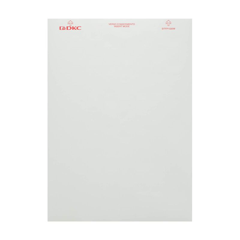 Табличка маркировочная 10х20 бел. (уп.1680шт) DKC SITFP1020W