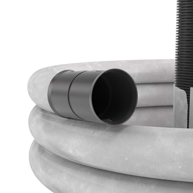 Труба гофро двустен. дренаж. ПНД d160 с фильтром черн. (уп.50м) DKC 141916A-8K