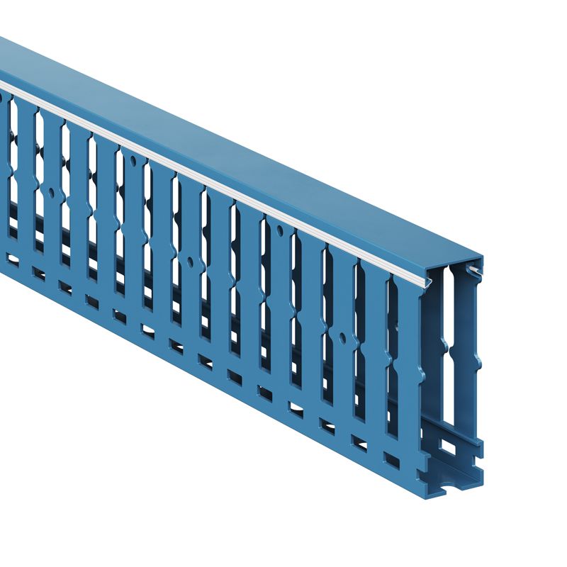 Кабель-канал перфорированный 25х80 L2000 RL12 син. DKC 01137RL