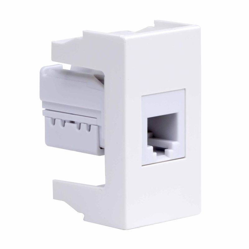 Розетка телефонная СП Viva 1мод. RJ12 бел. DKC 45018