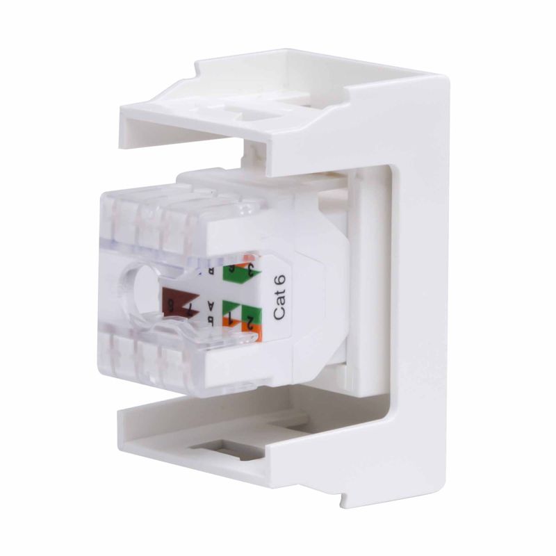 Розетка компьютерная СП Viva 1мод. RJ45 CAT.6 бел. DKC 45058