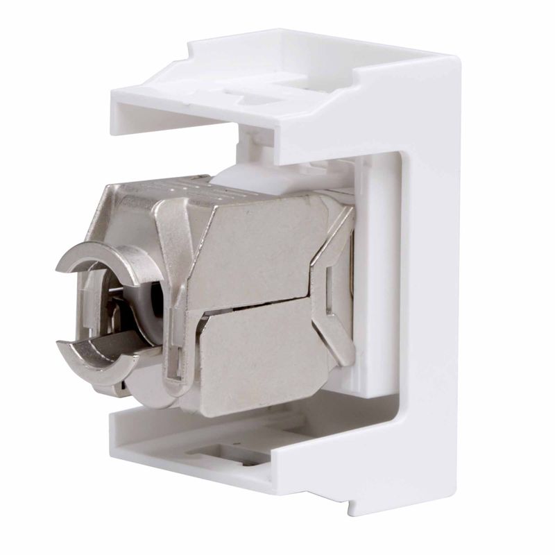 Розетка компьютерная СП Viva 1мод. RJ45 CAT.6 экран бел. DKC 45068