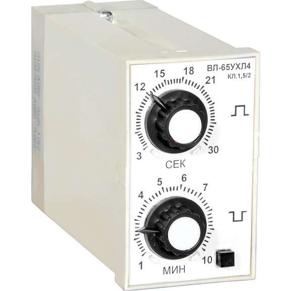 Реле времени ВЛ-65 220В 50Гц (имп. 0.3-3мин пауза 0.3-3мин) Реле и Автоматика A8011-76912011