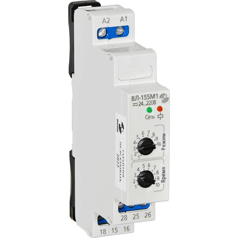 Реле времени ВЛ-155М1 (0.1-10мин 24В-220В) Реле и Автоматика A8223-80108295