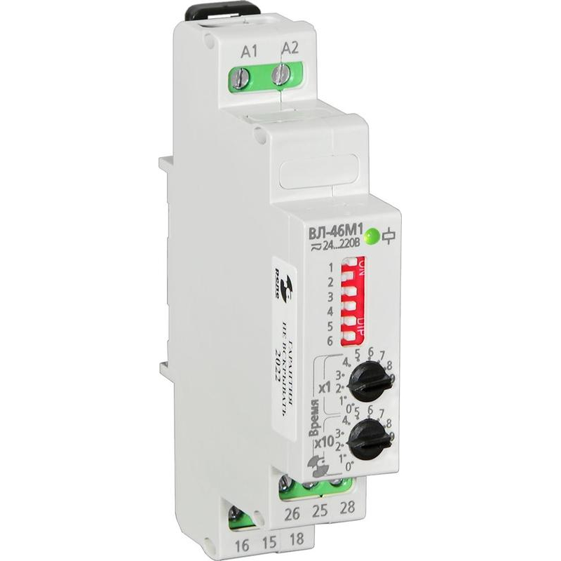 Реле времени ВЛ-46М1 0.1с...99ч; 24...220В 50Гц/пост. Реле и Автоматика A8223-76911250