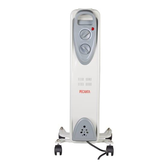 Радиатор электрич. 5 секц. масл ОМ- 5Н (1кВт) Ресанта 67/3/6