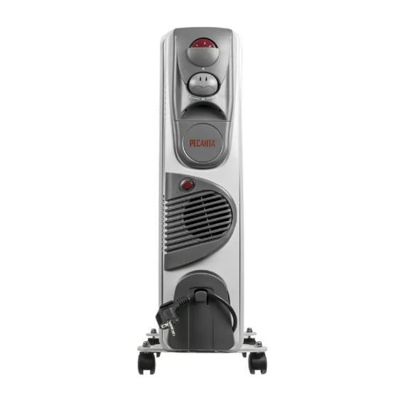 Радиатор электрич. 9 секц. масл.ОМ-9НВ (2.4кВт) Ресанта 67/3/11