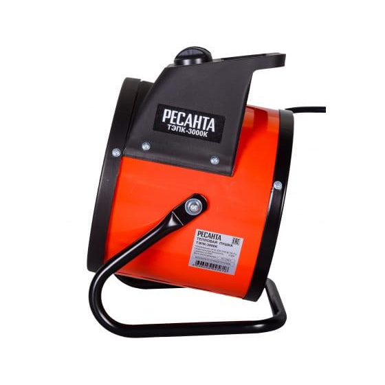 Пушка тепловая ТЭПК-3000К 3кВт керам. нагрев. круг Ресанта 67/1/27