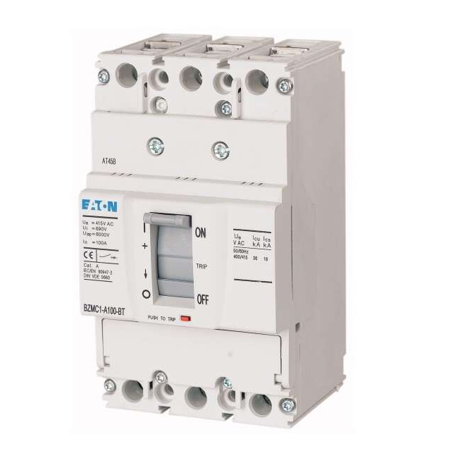 Выключатель автоматический 3п 50А 25кА BZMB1-A50-BT EATON 109750