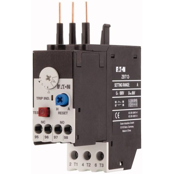 Реле перегрузки 1НЗ+1НО 1.6...2.4А для контакторов DILMT7…12 T12-2.4 EATON 190936