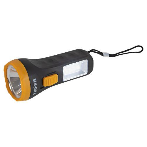 Фонарь светодиодный универсальный UB-101 1Вт 1SMD + 4LED элементы питания 1хAA (не в компл.) Трофи Б0054034