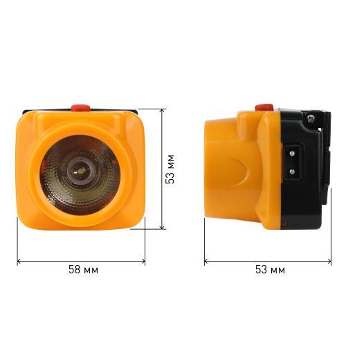 Фонарь светодиодный налобный TG1 1LED аккум. яркий 4В 0.5А.ч ЗУ 220В Трофи Б0053033