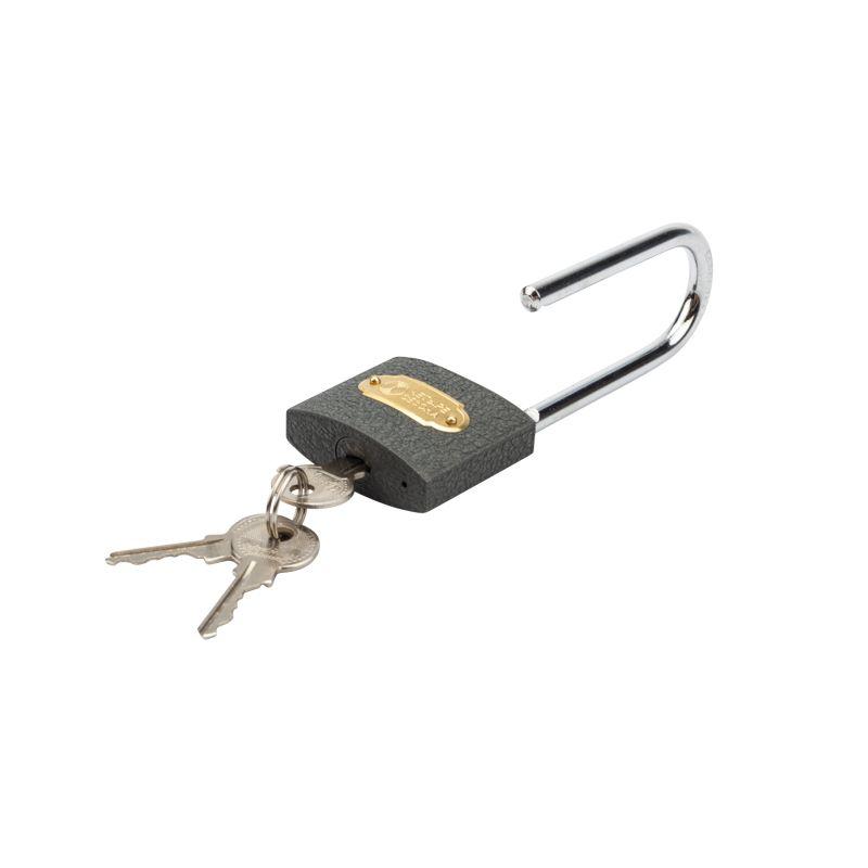 Замок навесной "Чугун" 50мм длин. дужка ЧЕТЫРЕ СЕЗОНА 79-0025