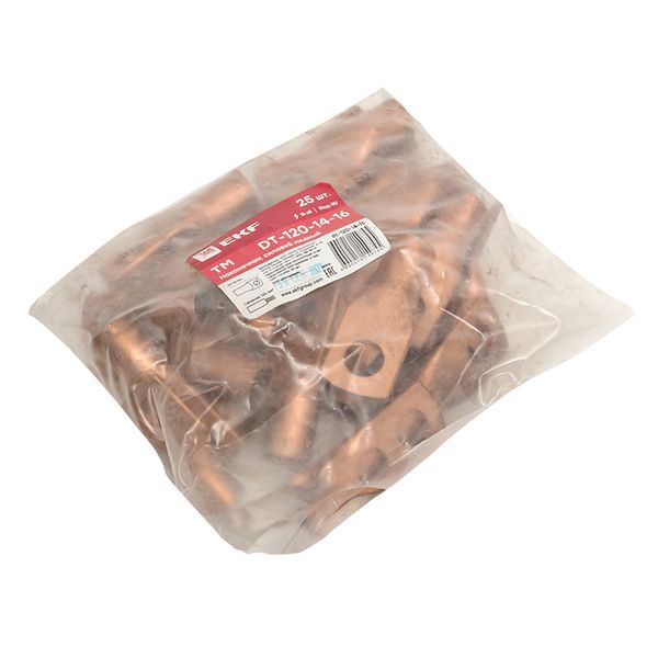 Наконечник медный DT-120-14-15 (ТМ) EKF dt-120-14-15