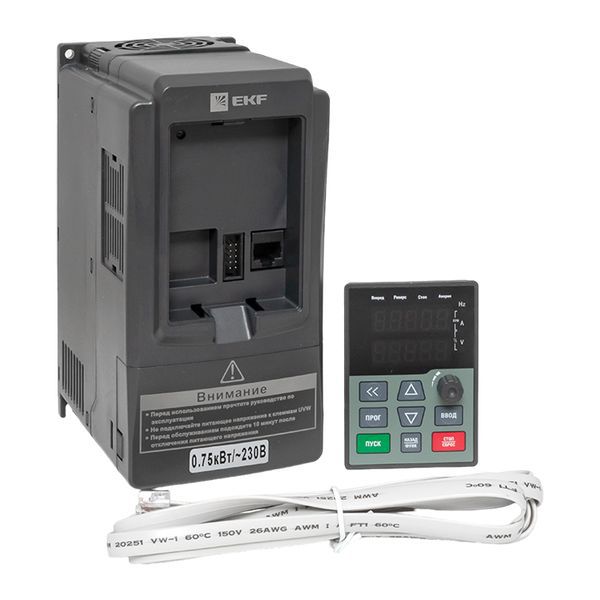 Преобразователь частоты 0.75/1.5кВт 1х230В VECTOR-100 PROxima EKF VT100-0R7-1B