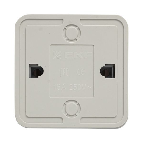 Выключатель 2-кл. ОП Рим 10А IP20 с индикатором бел. EKF ENV10-123-10