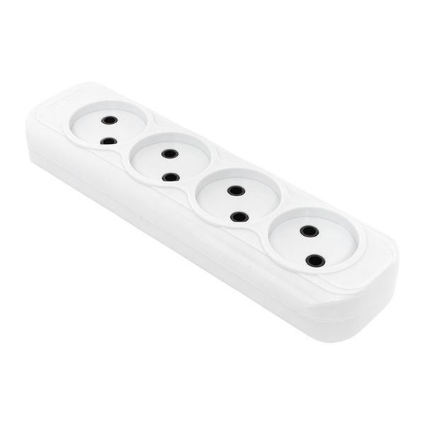 Колодка удлинителя 4-м без заземл. 10А Эксперт 2.2кВт AKB10-4 Колодка удлинителя 4-м без заземл. 10А Эксперт 2.2кВт AKB10-4