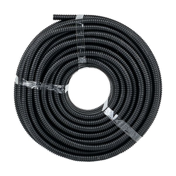 Труба гофрированная ПНД d16мм с протяжкой черн. (уп.100м) Plast PROxima tpnd-16