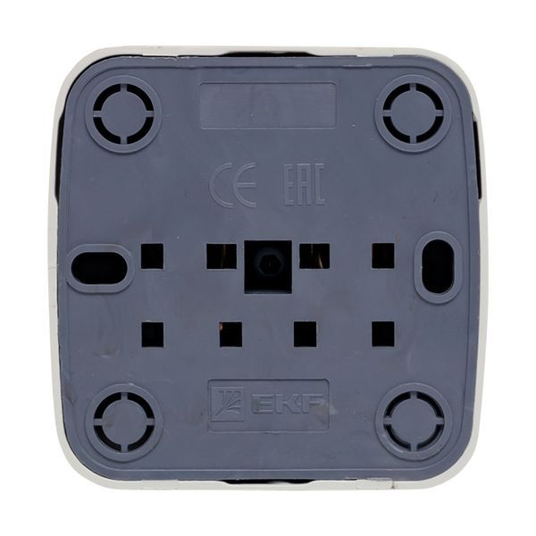 Розетка 1-м ОП Минск 10А IP20 без заземл. бел. Basic EGR10-022-10