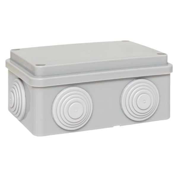 Коробка распаячная КМР-050-048 пылевлагозащ. 120х80х50 6 мембранных вводов уплот. шнур PROxima plc-kmr-050-048