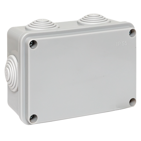 Коробка распаячная КМР-050-048 пылевлагозащ. 120х80х50 6 мембранных вводов уплот. шнур PROxima plc-kmr-050-048