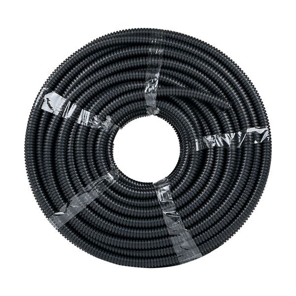 Труба гофрированная FRHF d20мм с протяжкой черн. (уп.100м) Plast PROxima EKF FRHF-20
