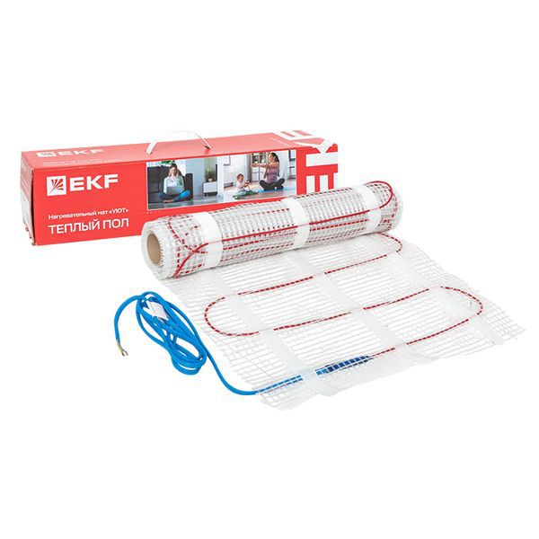 Комплект "Теплый пол" (мат) двухжил. "Уют" 3кв.м 450Вт Proxima EKF nm2-450-3