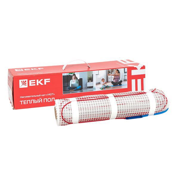 Комплект "Теплый пол" (мат) двухжил. "Уют" 3кв.м 450Вт Proxima EKF nm2-450-3