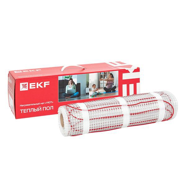 Комплект "Теплый пол" (мат) двухжил. "Уют" 4кв.м 600Вт Proxima EKF nm2-600-4