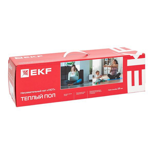 Комплект "Теплый пол" (мат) двухжил. "Уют" 4кв.м 600Вт Proxima EKF nm2-600-4