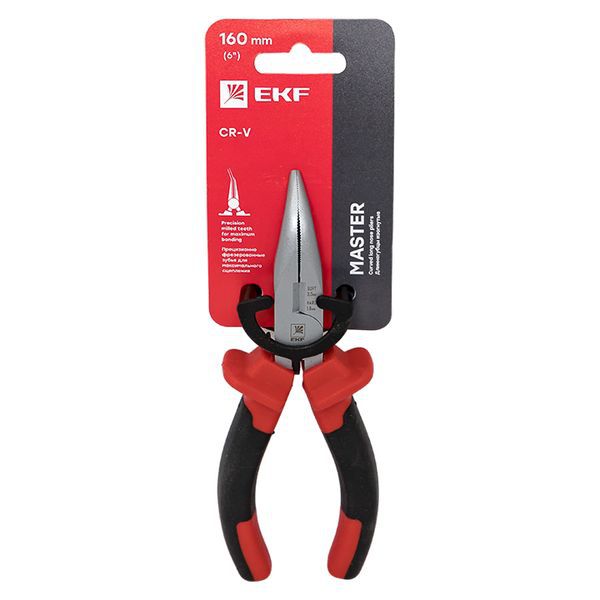 Длинногубцы изогнутые 160мм Master Basic